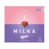Praline I Love Milka cu capsuni, 120g