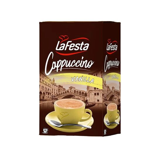 La Festa Cappuccino Vanilie 125g, 8 bucati