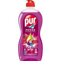 Detergent lichid pentru vase Pur Power smochine si rodie, 450ml
