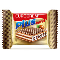 Napolitana cu crema de cacao si alune Eurocrem Plus 20 g