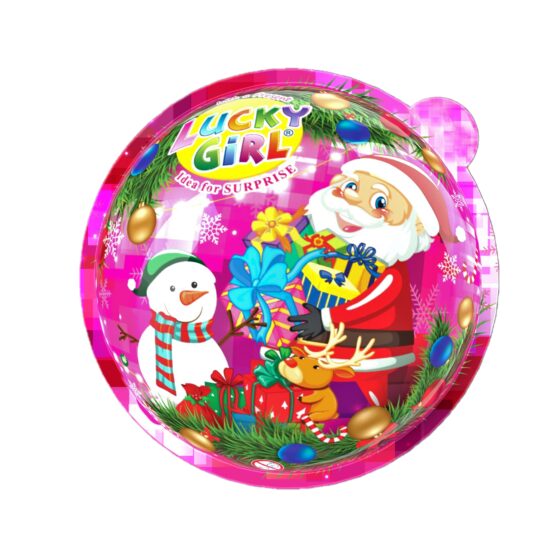 Set 6 Christmas Ball Lucky ciocolata cu surprize 40g