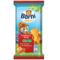 Prajitura cu crema de capsuni Barni, 30g