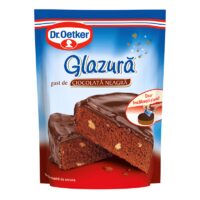 Glazura cu gust de ciocolata neagra Dr. Oetker 100 g