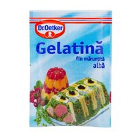 Gelatină fin mărunțită albă Dr Oetker 10g 