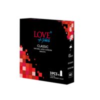 Prezervative Clasic, 3 bucati, Love Plus 