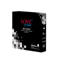 Prezervativ Love Plus Big Max, 56 mm diametrul, 3buc