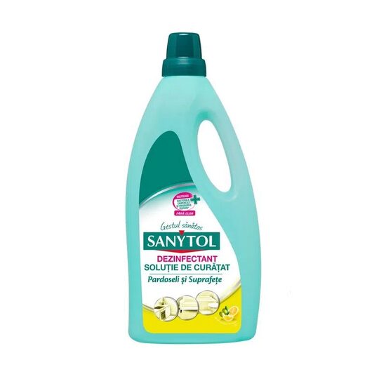 Detergent dezinfectant universal pardoseli si suprafete Sanytol Lamaie, 1l