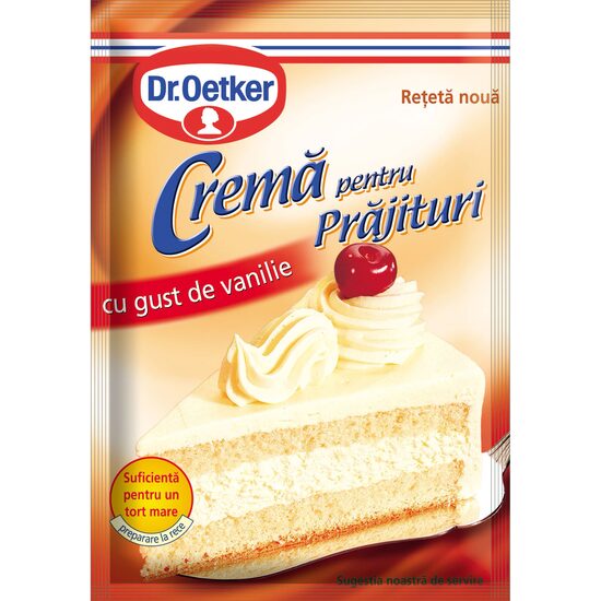 Crema cu gust de vanilie pentru prajituri 50g Dr.Oetker