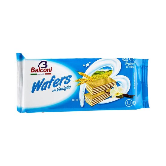 Napolitane Balconi Wafers cu cremă de vanilie, 30 bucati