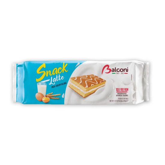 Prajitura Trancetto Balconi cu Crema de Lapte, 28 g, 10 bucati