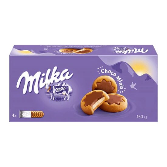 Biscuiti Milka Choco Minis, 150g