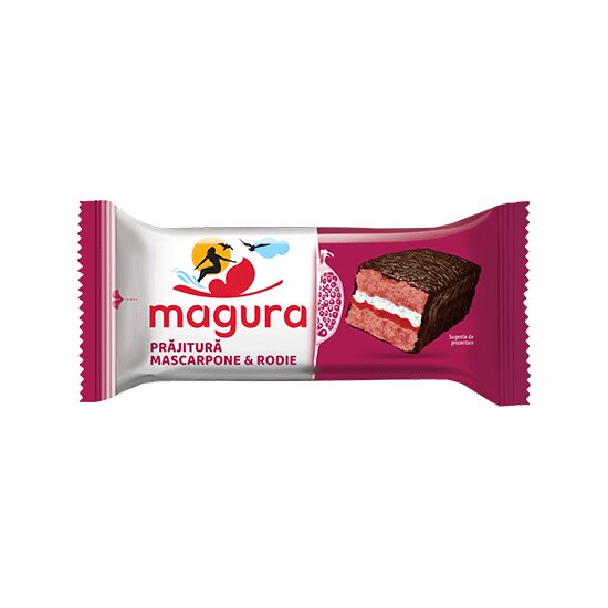 Prajitura cu crema de rodie si mascarpone Magura 35g 