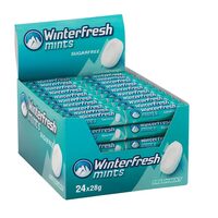 Bomboane Mentolate Fresh Mint, Winterfresh, 24 x 28 g