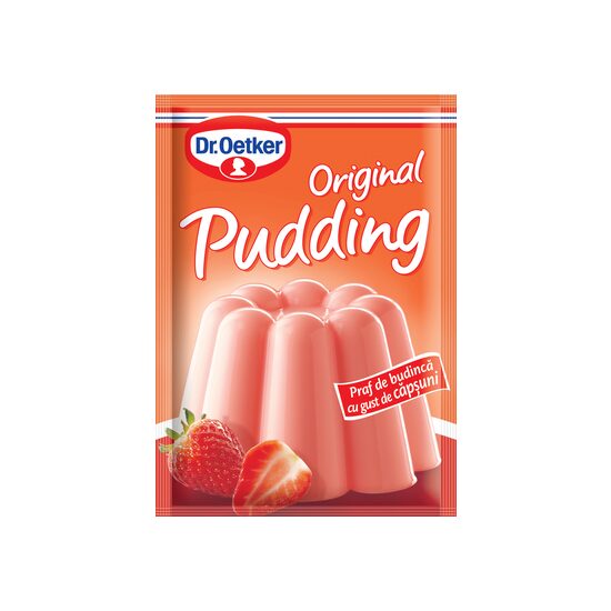 Praf de Budinca cu Gust de Capsuni Dr. Oetker, 40 g