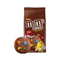 Biscuiti M&M's Cookies Double Chocolate 180 g
