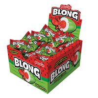 Guma de mestecat Blong Watermelon, umplutura de pepene rosu, 5 g, 40 bucati