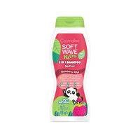 Sampon pentru copii Soft Wave capsuni, peste 90% ingrediente de origine naturală Cosmaline, 400 ml