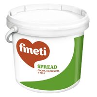 Crema tartinabila Fineti cu cacao, alune de padure si lapte 5kg