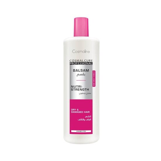 Balsam Professional Cosmaline, Nutri Strength, 500 ml pentru par uscat si deteriorat