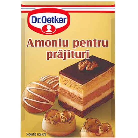 Bicarbonat de amoniu pentru prajituri Dr. Oetker 7g