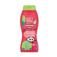 Balsam pentru copii Soft Wave capsuni, peste 90% ingrediente de origine naturală Cosmaline, 400 ml