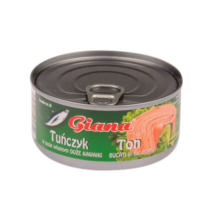 Conserva de ton bucati, in suc propriu, Giana, 170g