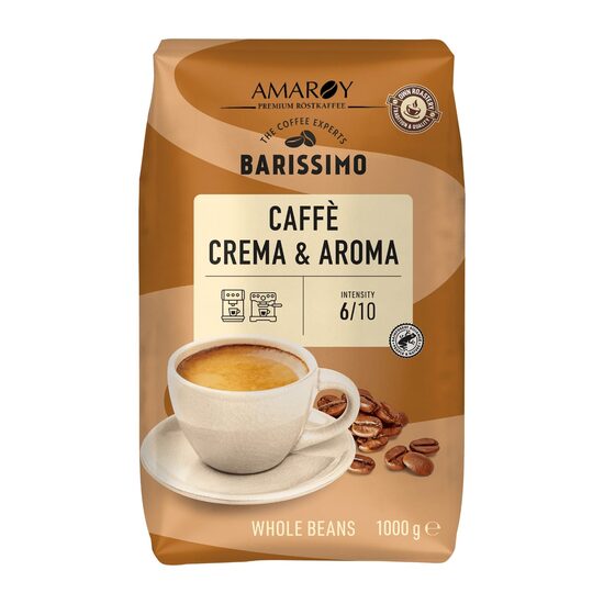 Cafea Amaroy Barissimo Caffe Crema & Aroma, boabe, 1kg