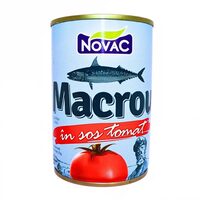 W.NOVAC MACROU 425GR IN SOS TOMAT(12B)