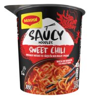 W.MAGGI SAUCY NOODLES CUP 75GR  SWEET CHILI(8B)