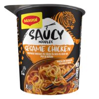 W.MAGGI SAUCY NOODLES CUP 75GR SESAME CHICKEN(8B)