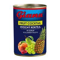  Cocktail de fructe în sirop Giana, 410g