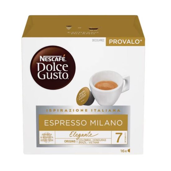 Capsule Nescafe Dolce Gusto Espresso Milano, 16 capsule, 99.2g, 16 bucati
