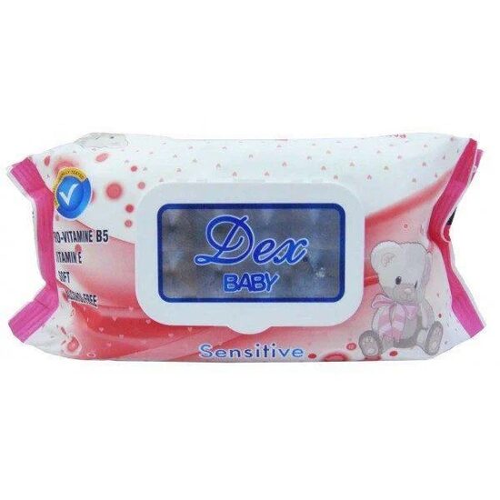 Servetele umede cu dispenser pentru bebelusi Dex Sensitive, 120 bucati