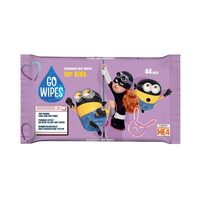 Hartie igienica umeda Go Wipes Minions, 44 bucati 