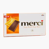 Ciocolata Merci cu Portocale si Migdale 100 g