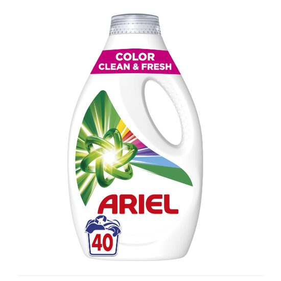 Detergent de rufe lichid Ariel Color Clean & Fresh, 40 spalari, 2L