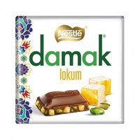 Ciocolata cu lapte, rahat si fistic Nestle Damak, 60 g