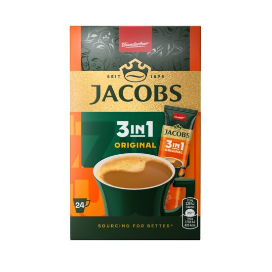 Cafea instant Jacobs Original 3in1 24 x 12,6 g
