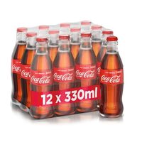 Bautura carbogazoasa Coca-Cola, 330 ml, sticla, RO, SGR