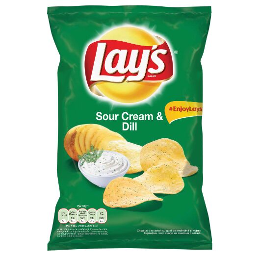 Chipsuri de cartofi ci smantana LAY'S 60g
