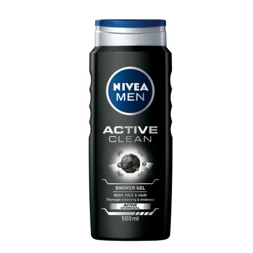 Gel de dus Nivea Men Active Clean, 500 ml