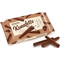 Napolitane Roshen Konafetto Cacao Wafer Rolls,140g