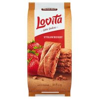 Biscuiti cu umplutura de capsuni Roshen Lovita Strawberry Soft Cake Cookies 168g