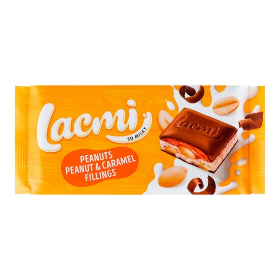 Ciocolata cu alune si caramel Roshen Lacmi 87g