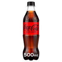 Bautura racoritoare carbogazoasa 0.5 Coca-Cola Zero, RO/SGR