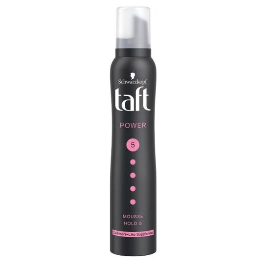 Spuma modelatoare Taft Power Cashmere, nivel fixare 5, formula vegana, 200 ml