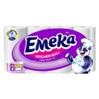 Set 4 role prosop bucatarie, 3 straturi, Emeka Forrest Fruit, 100 foi