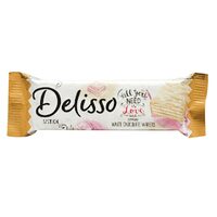 Napolitana glazurata cu ciocolata alba, Delisso Milky White Chocolate 20g
