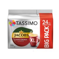 Capsule cafea Tassimo Cafe Crema XL, Big Pack, 24 bauturi x 215 ml