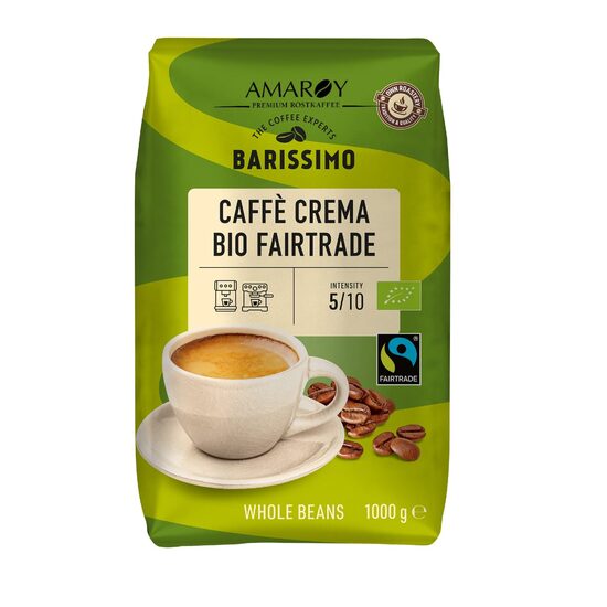 Cafea boabe, Amaroy Barissimo Caffe Crema, Bio, 1 kg